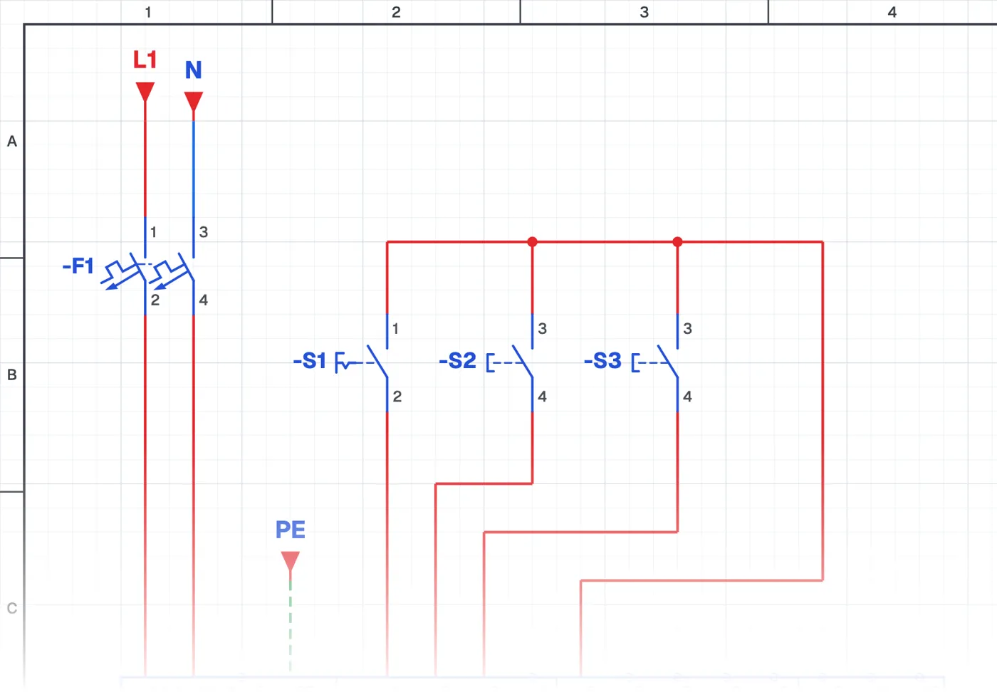 Schéma : Potentiomètre électronique