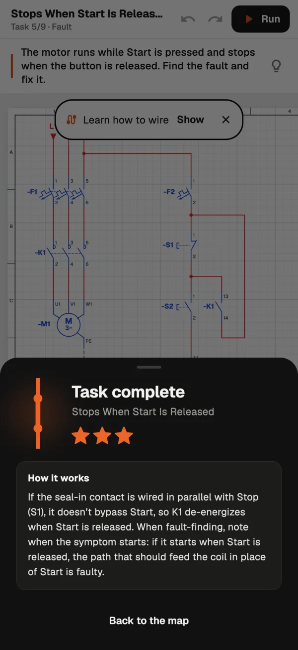 Task completed