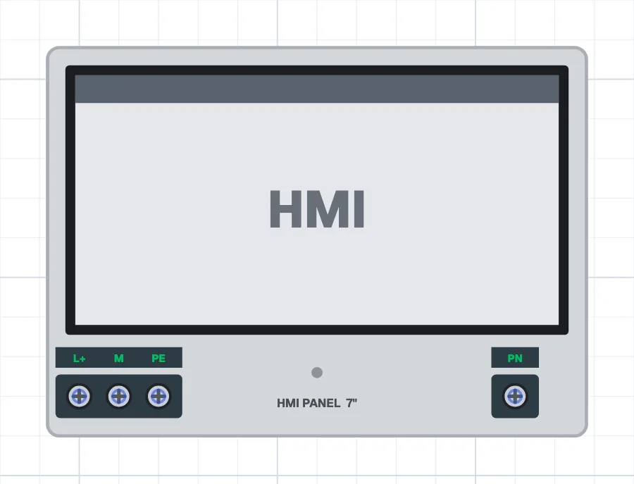 HMI (operatör paneli) görseli